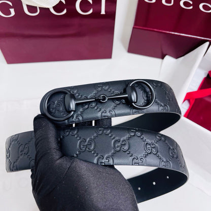 Gucci 2026 GG Supreme Belt 40mm Leather