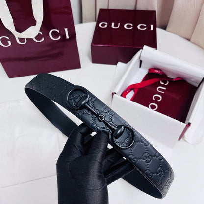 Gucci 2026 GG Supreme Belt 40mm Leather