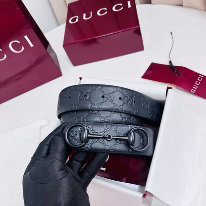 Gucci 2026 GG Supreme Belt 40mm Leather