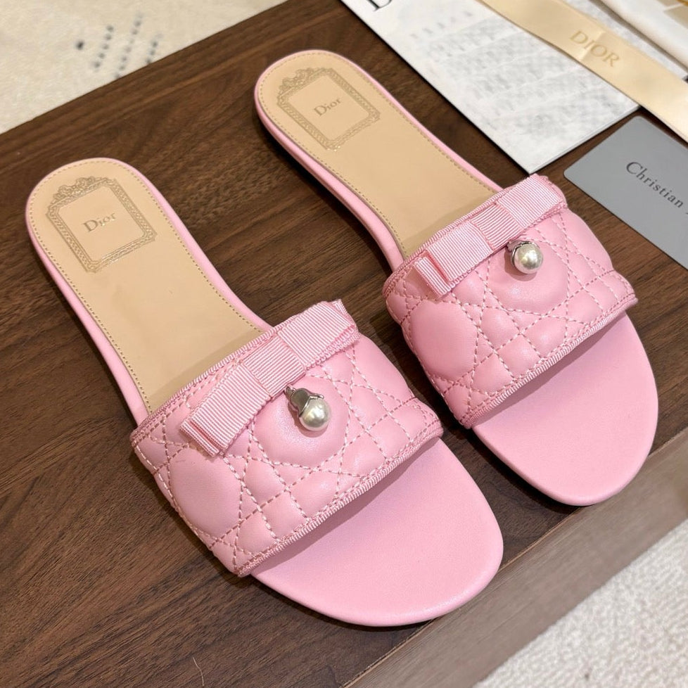 Dior 2026 Cannage Sandals Sheepskin 988362