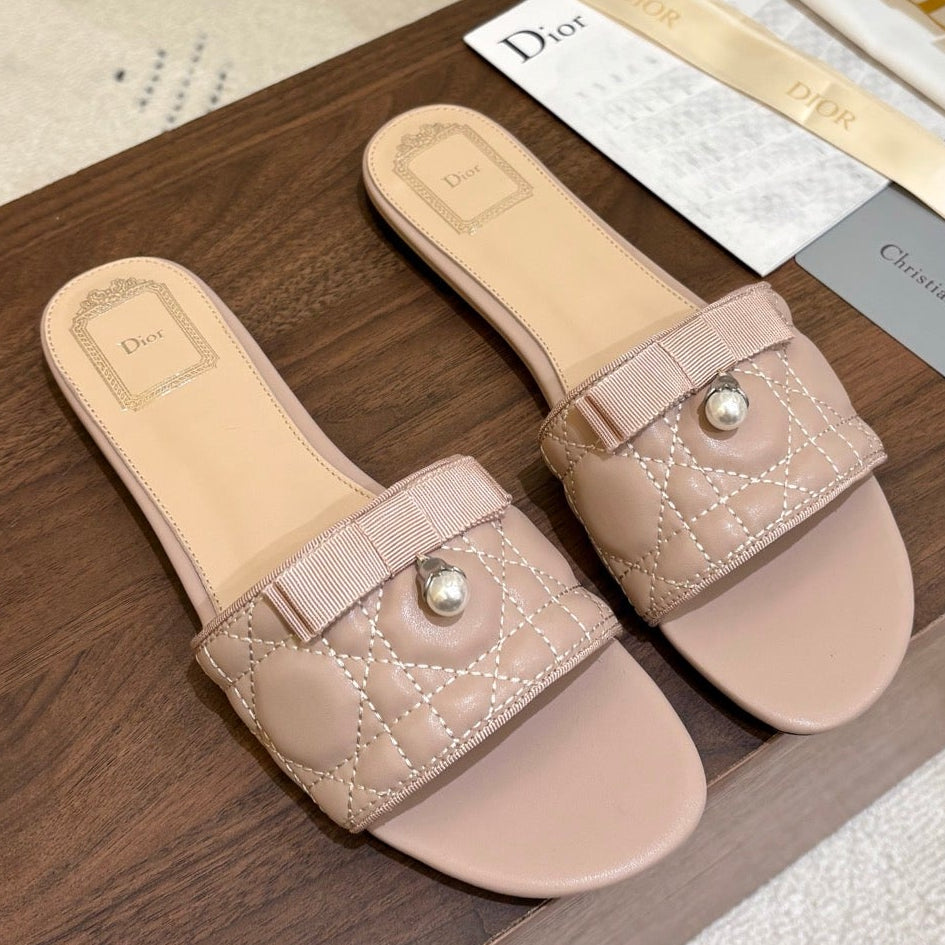 Dior 2026 Cannage Sandals Sheepskin 988362