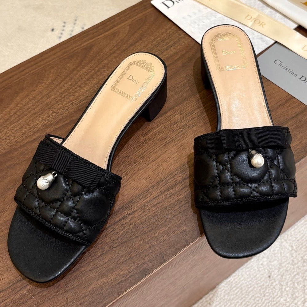 Dior 2026 Cannage Sandals Sheepskin 988362