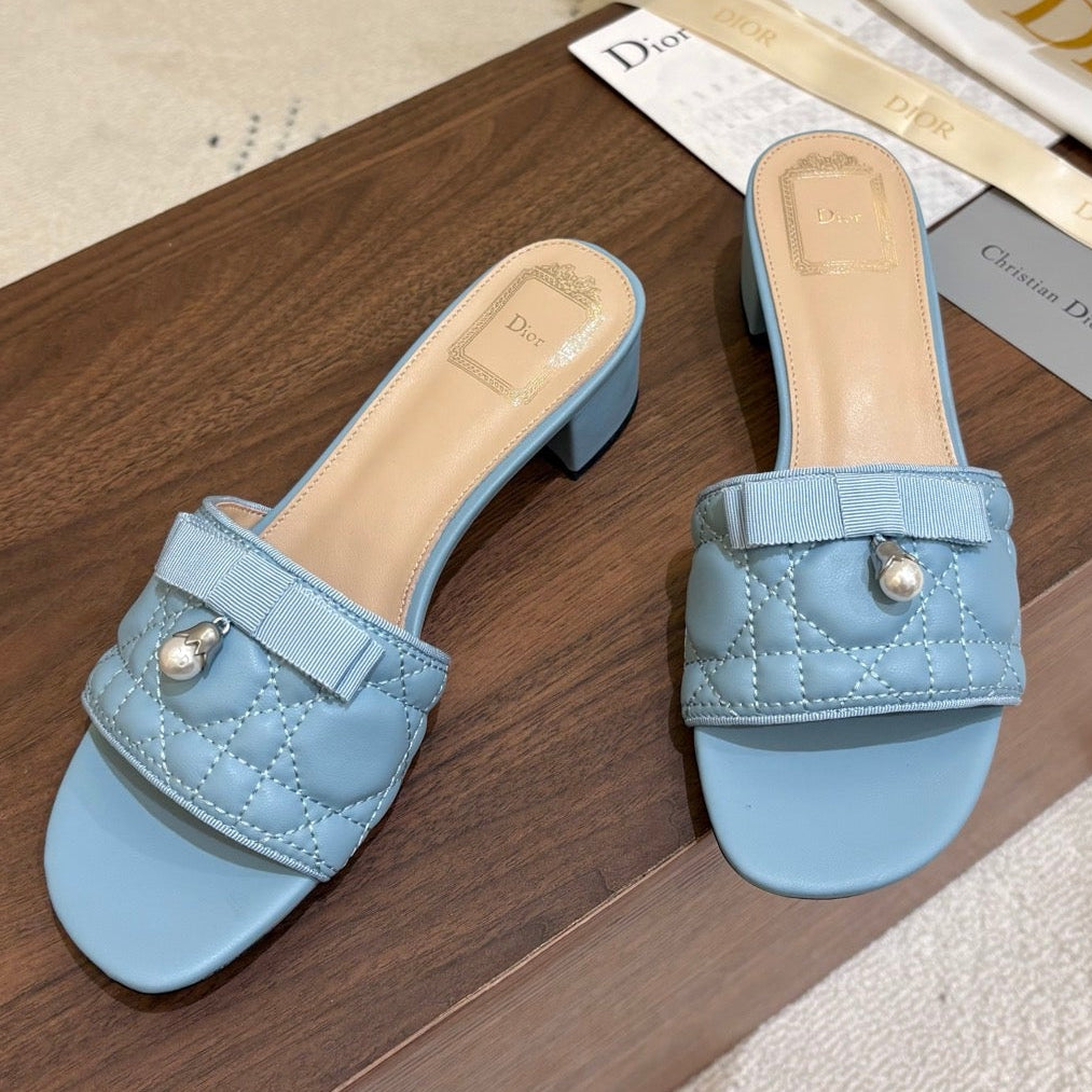 Dior 2026 Cannage Sandals Sheepskin 988362