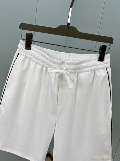 GC 2026 Men's Casual Shorts White Cotton Fabric 696057