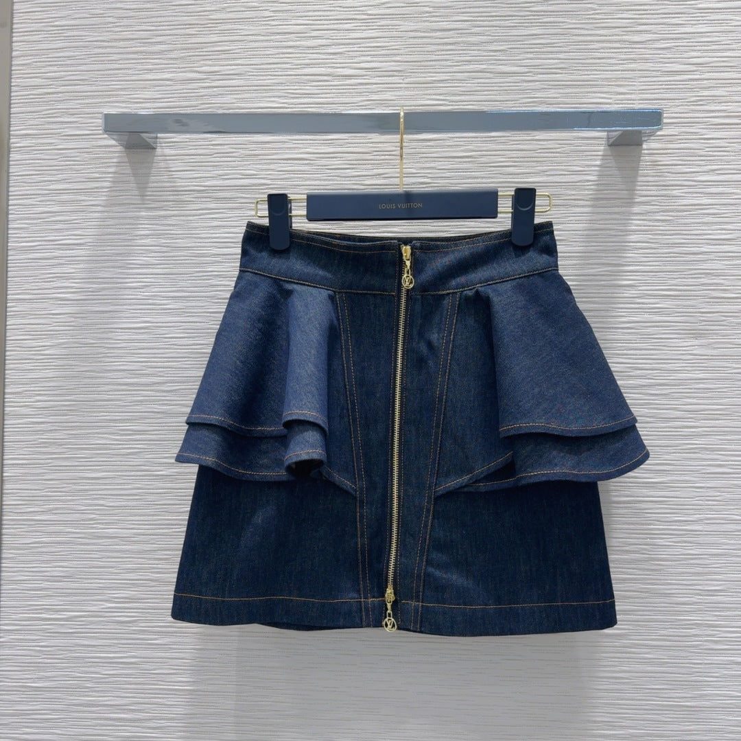 LV 25 Denim Set Blue Cotton