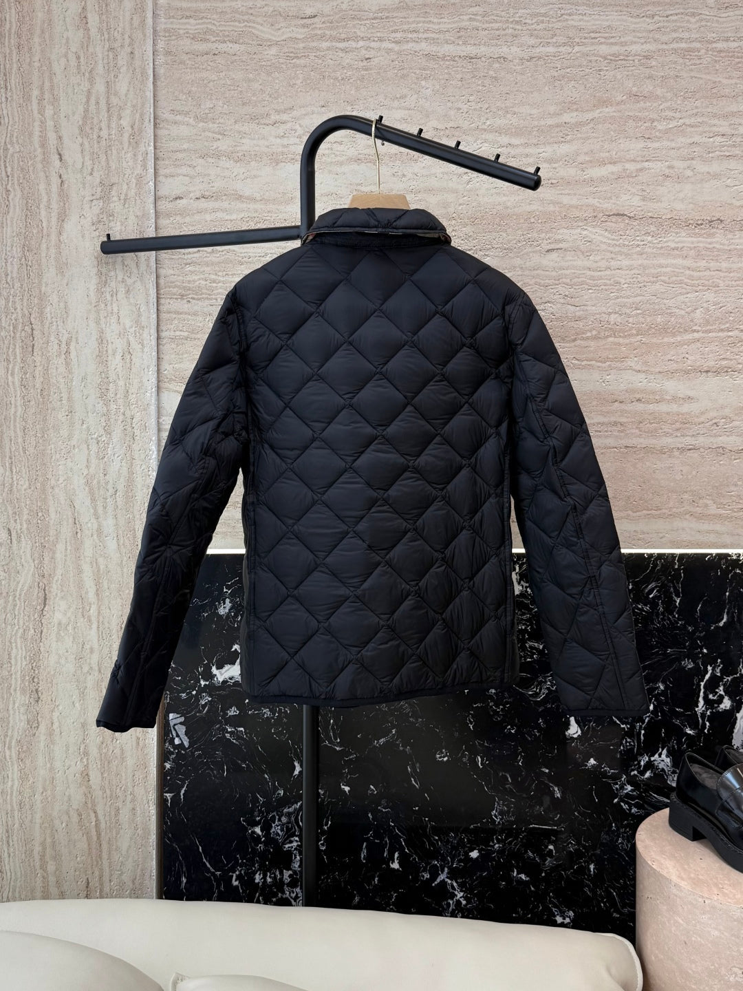 Burberry 25 Jacket Black Nylon Cotton