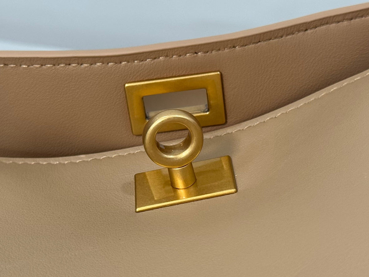 Balenciaga Mini Bag 22 Rich Brown Calfskin Gold Hardware