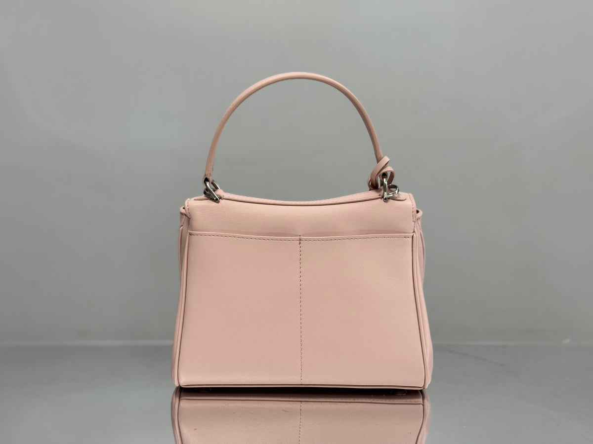 Balenciaga Mini Bag 22 Light Pink Calfskin Sliver Hardware