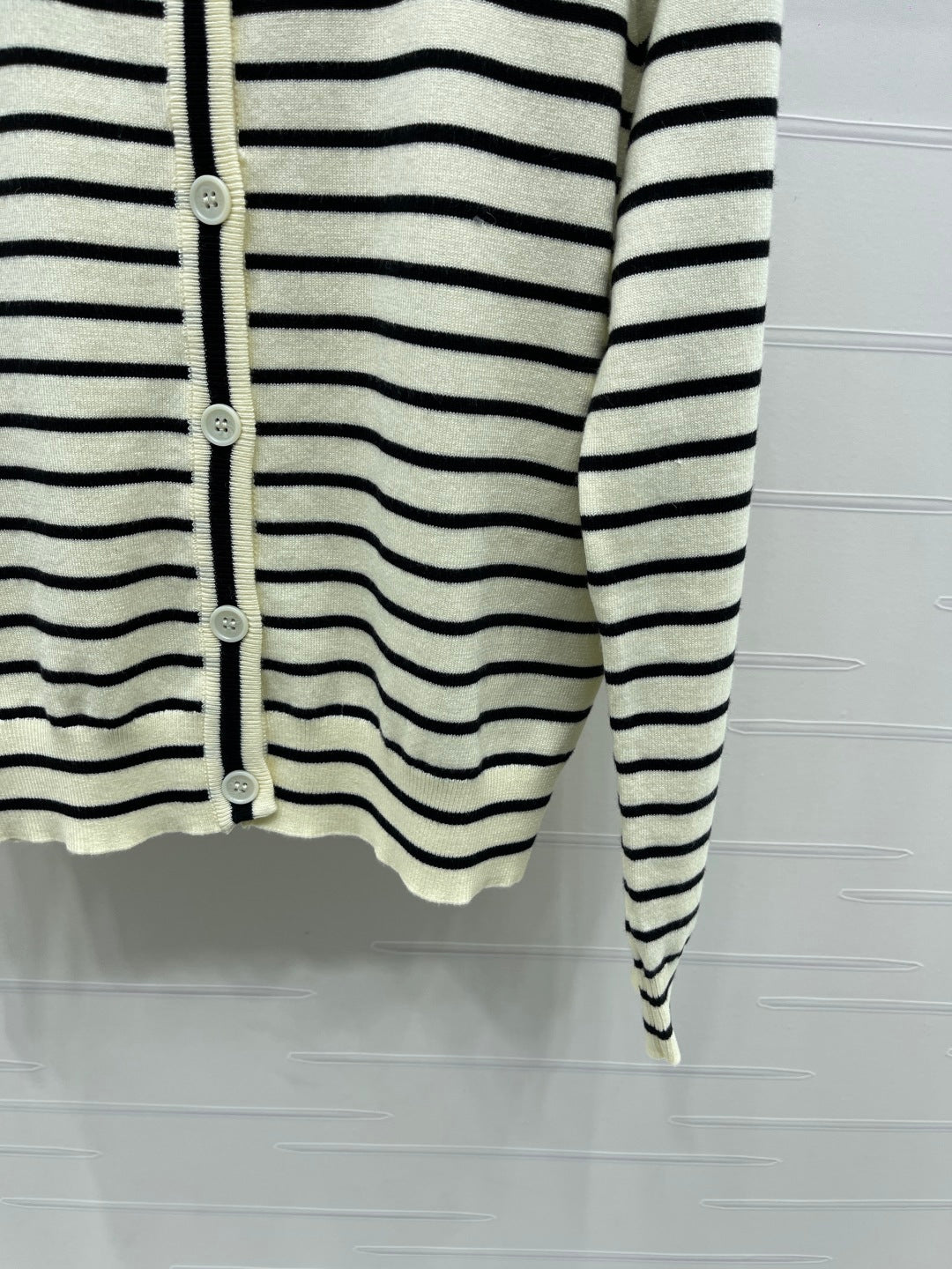 Celine 25 Striped Cardigan Wool 296266
