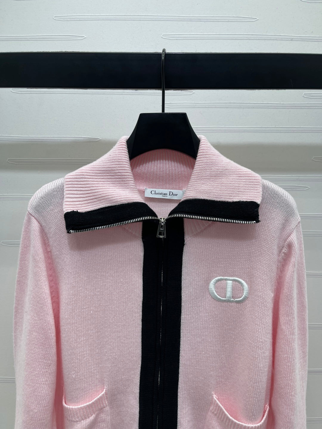 CD 25 Cardigan Two-tone Wool and Cashmere