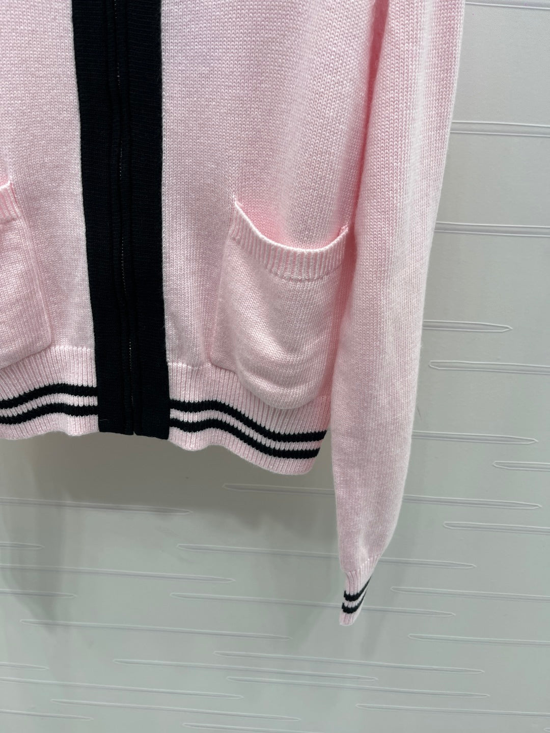CD 25 Cardigan Two-tone Wool and Cashmere