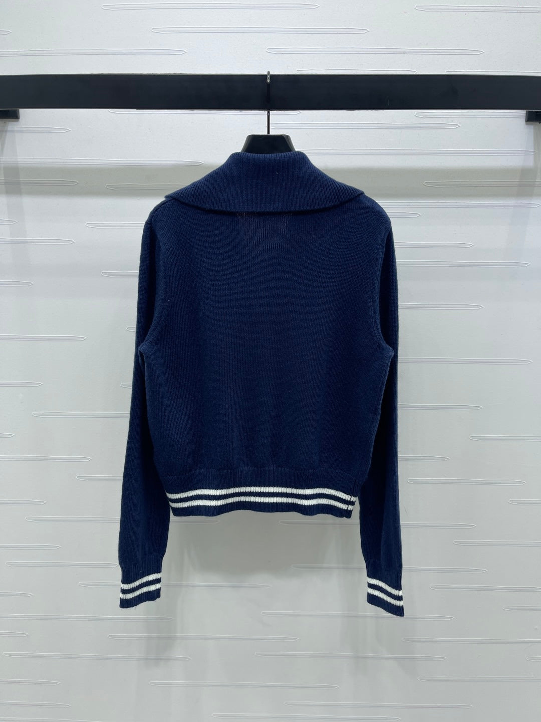 CD 25 Cardigan Two-tone Wool and Cashmere