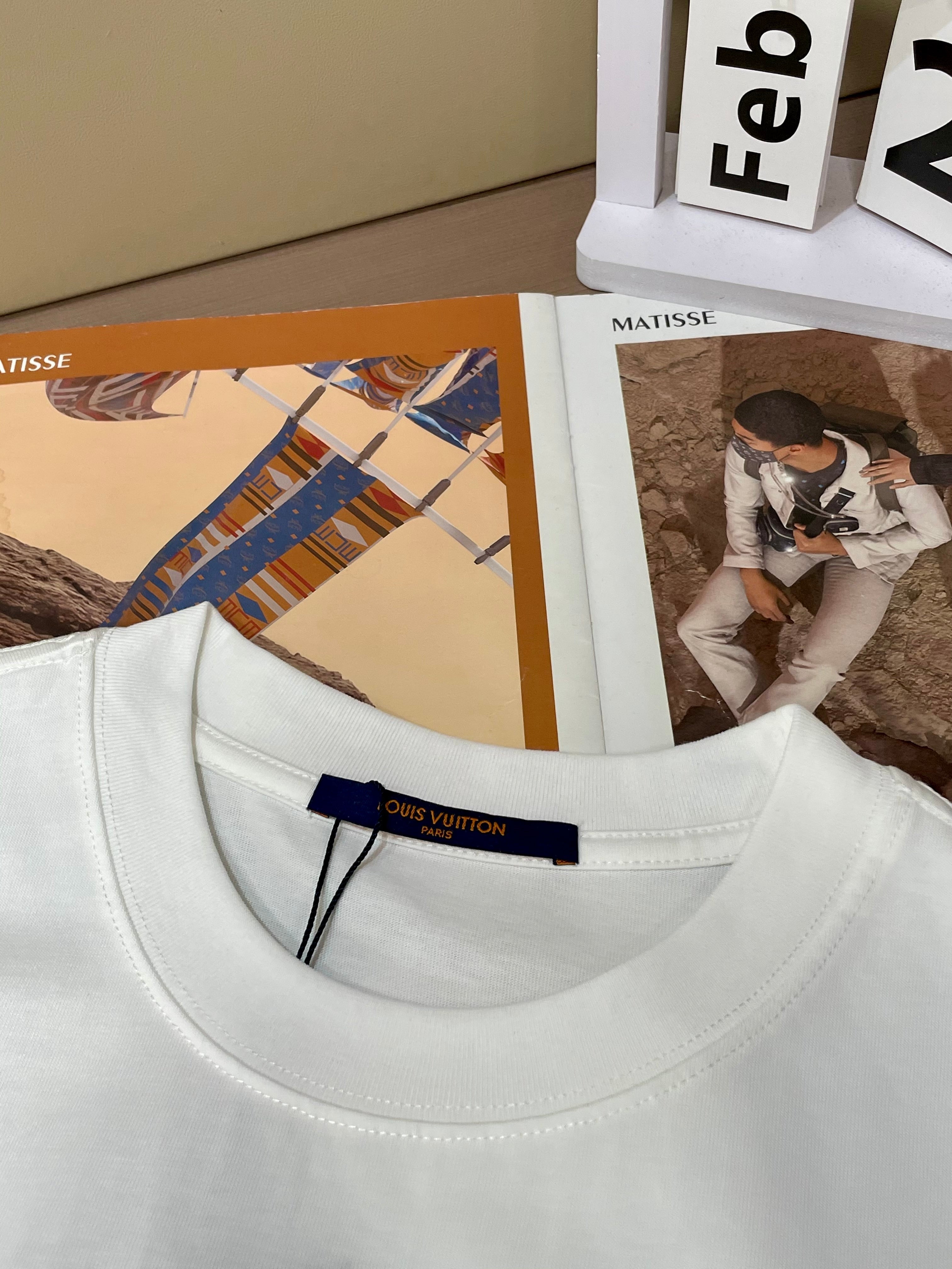 LV WHITE COTTON T-SHIRT 239588