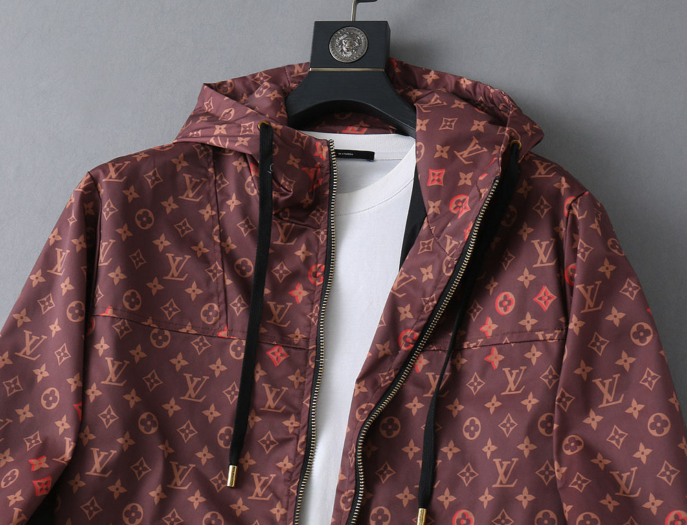 LV HOODED JACKET CONGO BROWN 238978