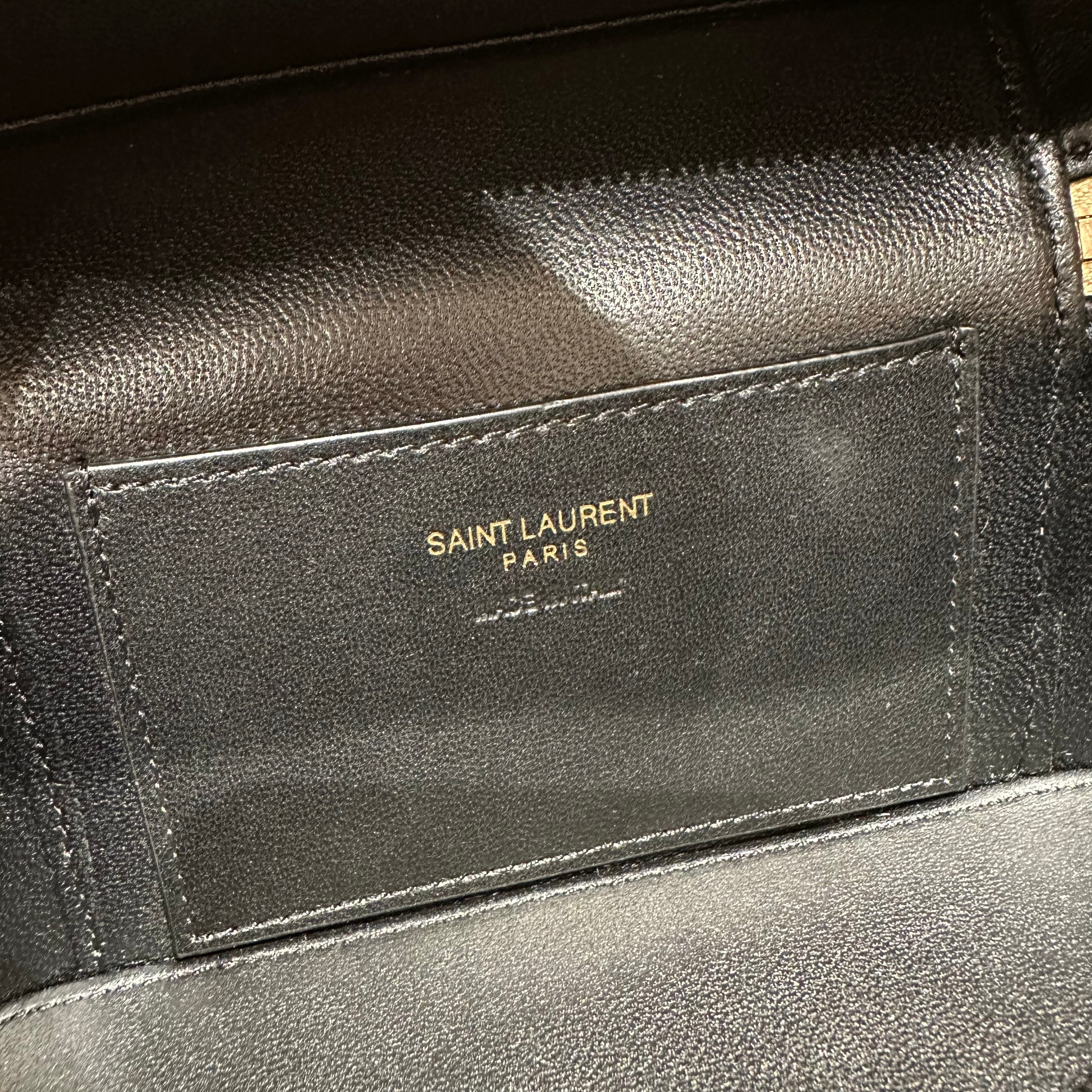 YSL Gaby Vanity Bag 18 Neutral Beige Quilted Calfskin