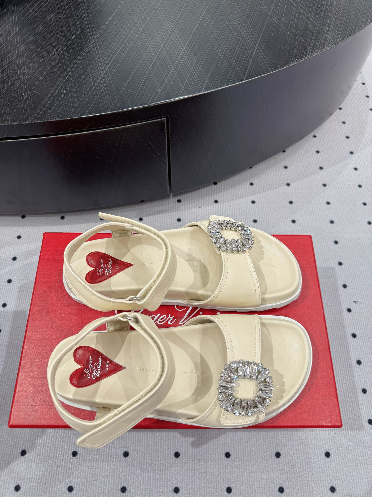 Viv 25 PlatForm Sandals Milky White Sheepskin 295959