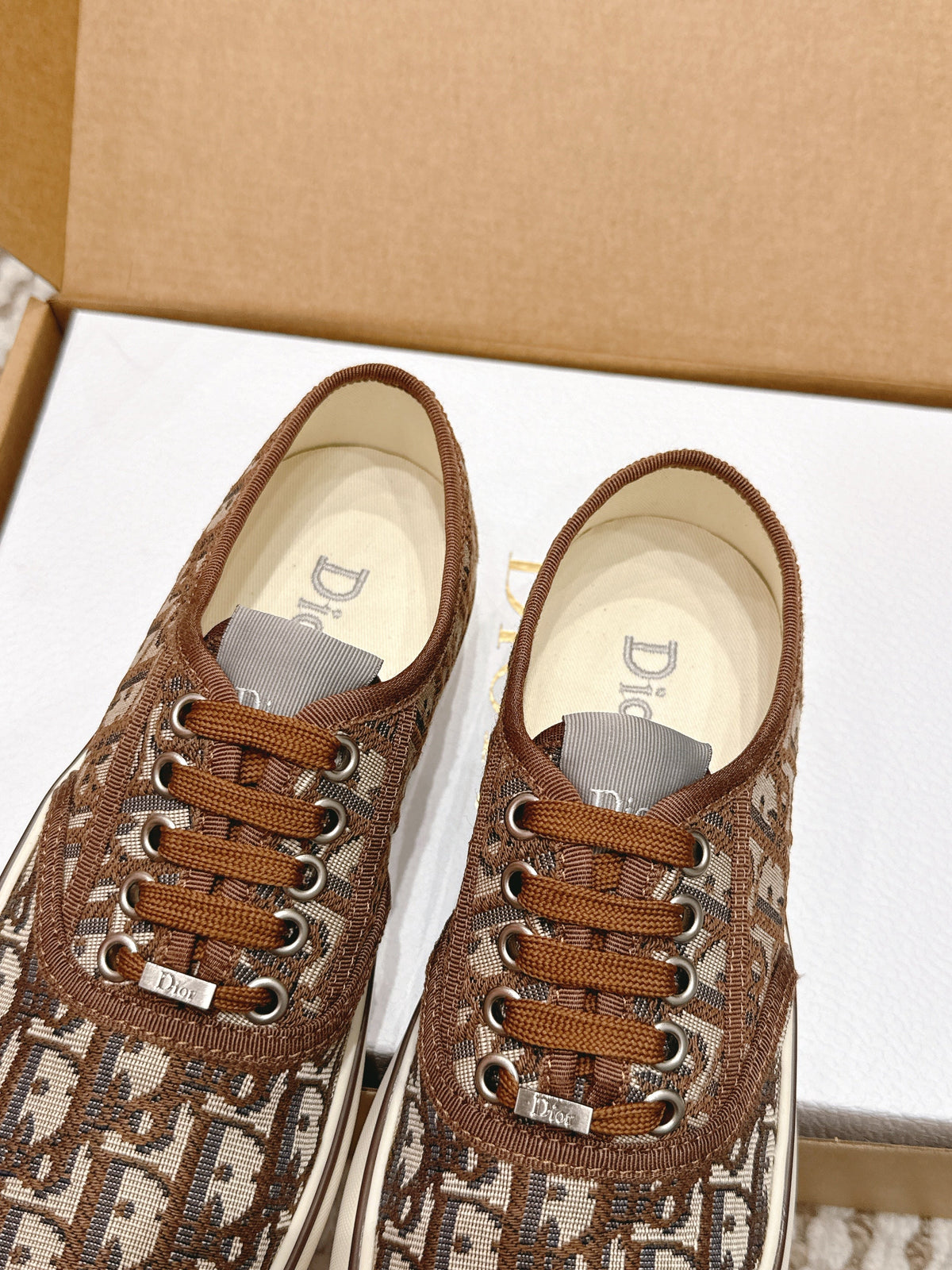 CD 26 Platform Sneaker Monogram Brown Canvas 632434