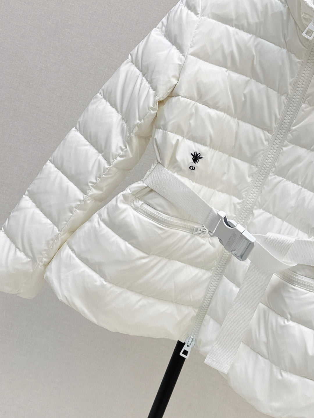 CD 25 Straight-Cut Puffer Jacket Cotton