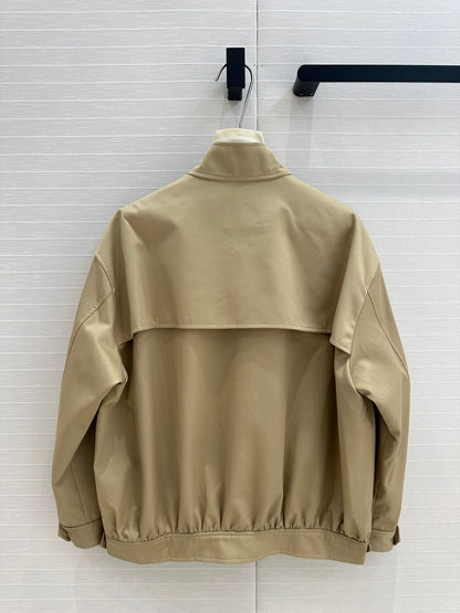 Gucci Jacket Khaki Polyester Fiber