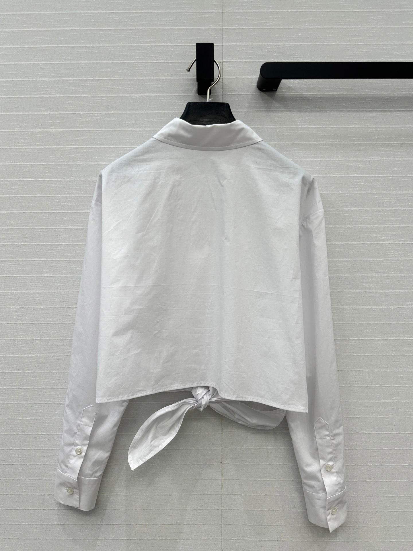 CD 25 Bow Tie Shirt White Cotton