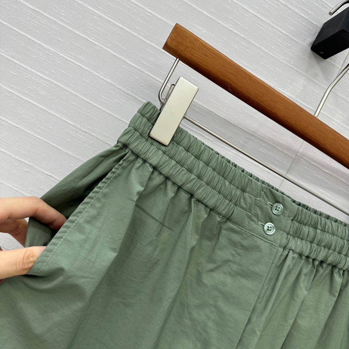 Loewe Short Green Cotton