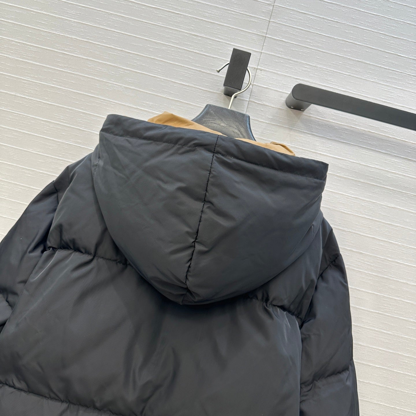 Prada 25 Down Jacket Black Polyester 301199