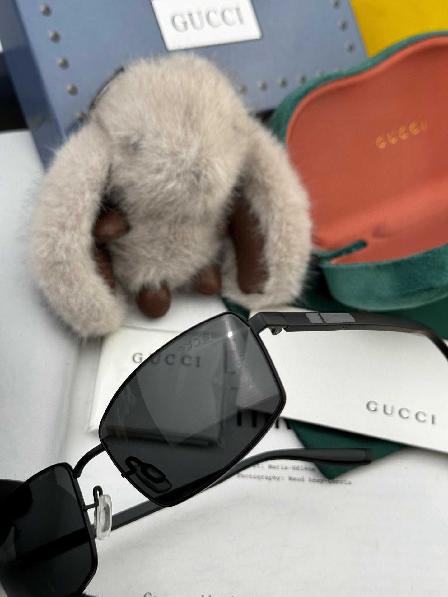 RECTANGULAR FRAME SUNGLASSES G51806 IN METAL