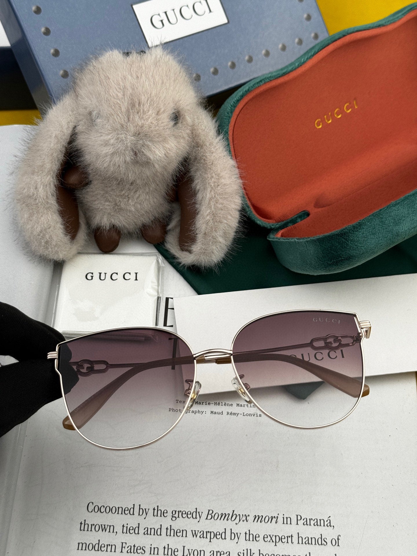 BUTTERFLY FRAME SUNGLASSES G3635 IN METAL