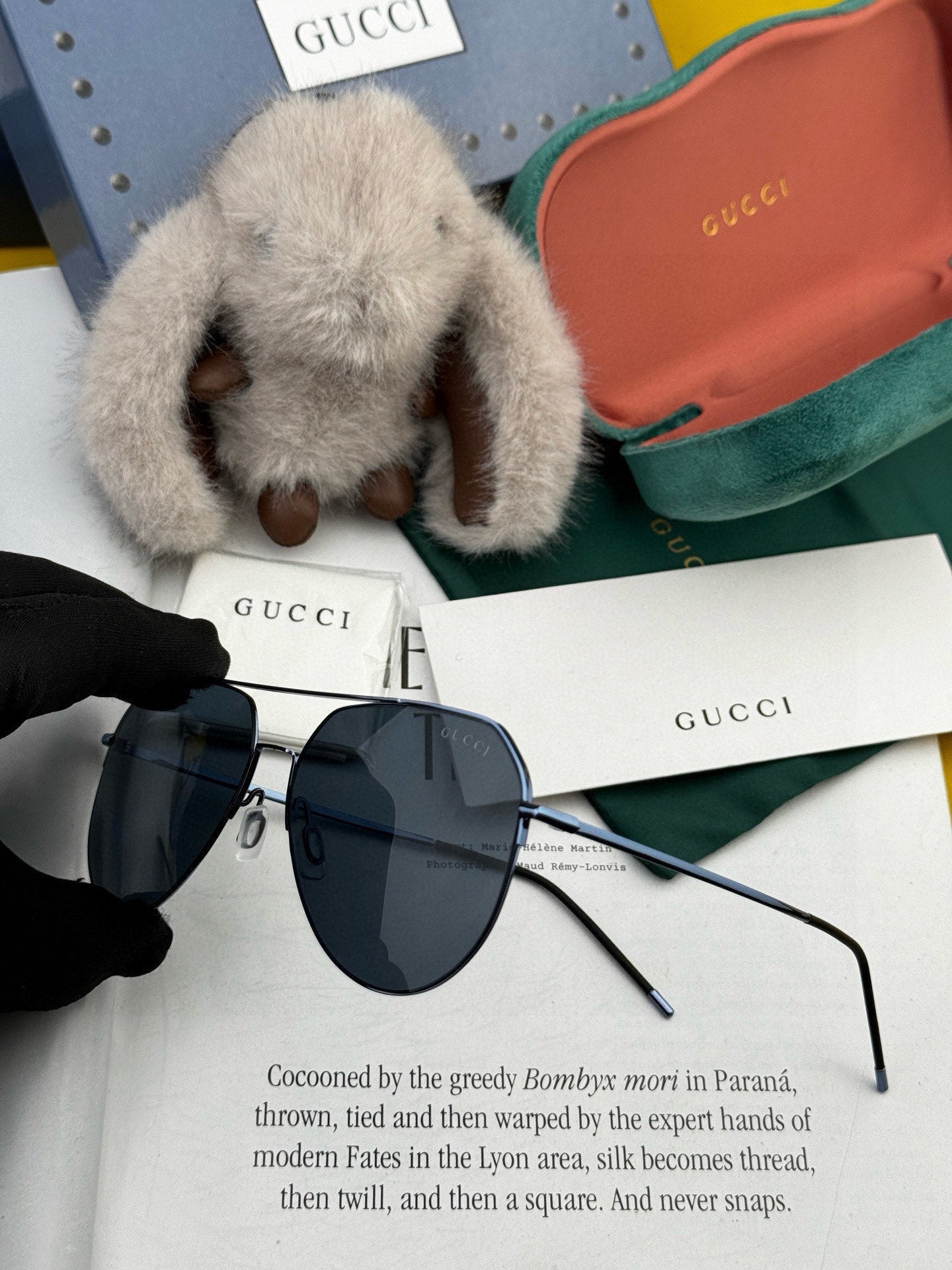AVIATOR FRAME SUNGLASSES 575761 IN METAL