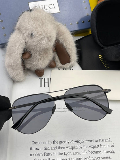 AVIATOR FRAME SUNGLASSES 1227 IN METAL