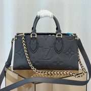 onthego 25 east west black monogram empreinte