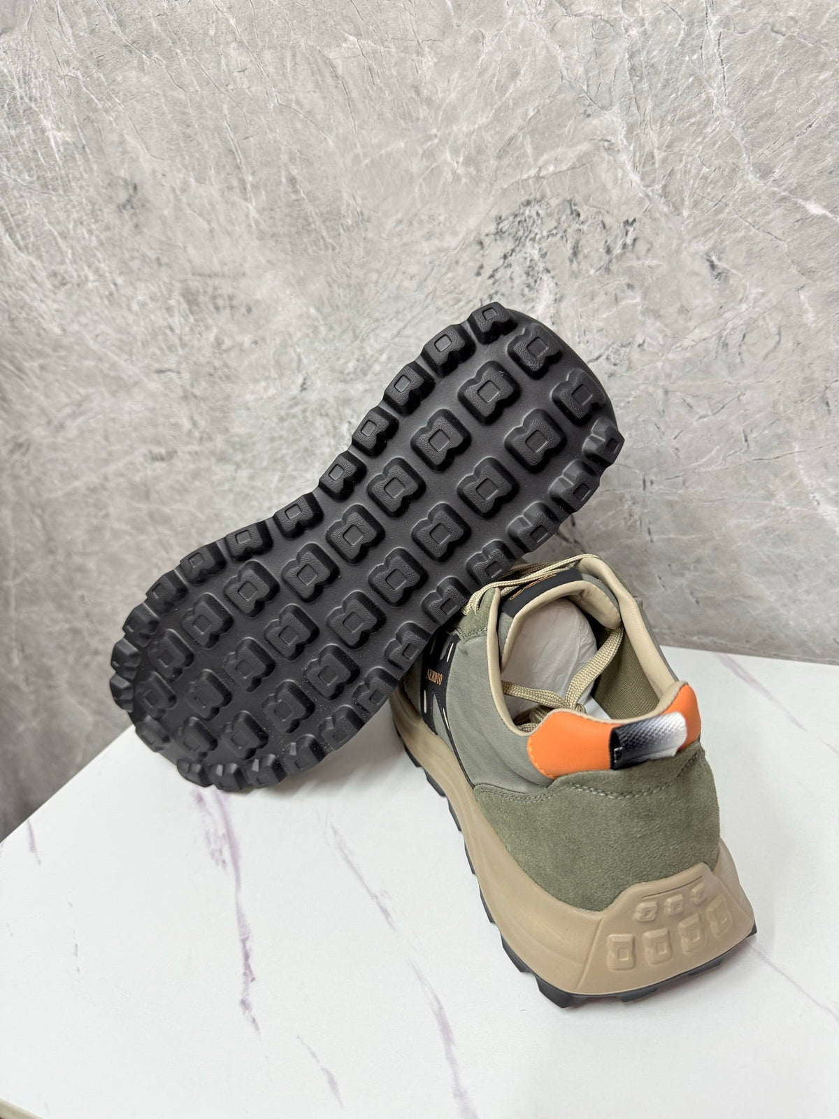 HM Men's Sneaker Moss Green Suede 602095