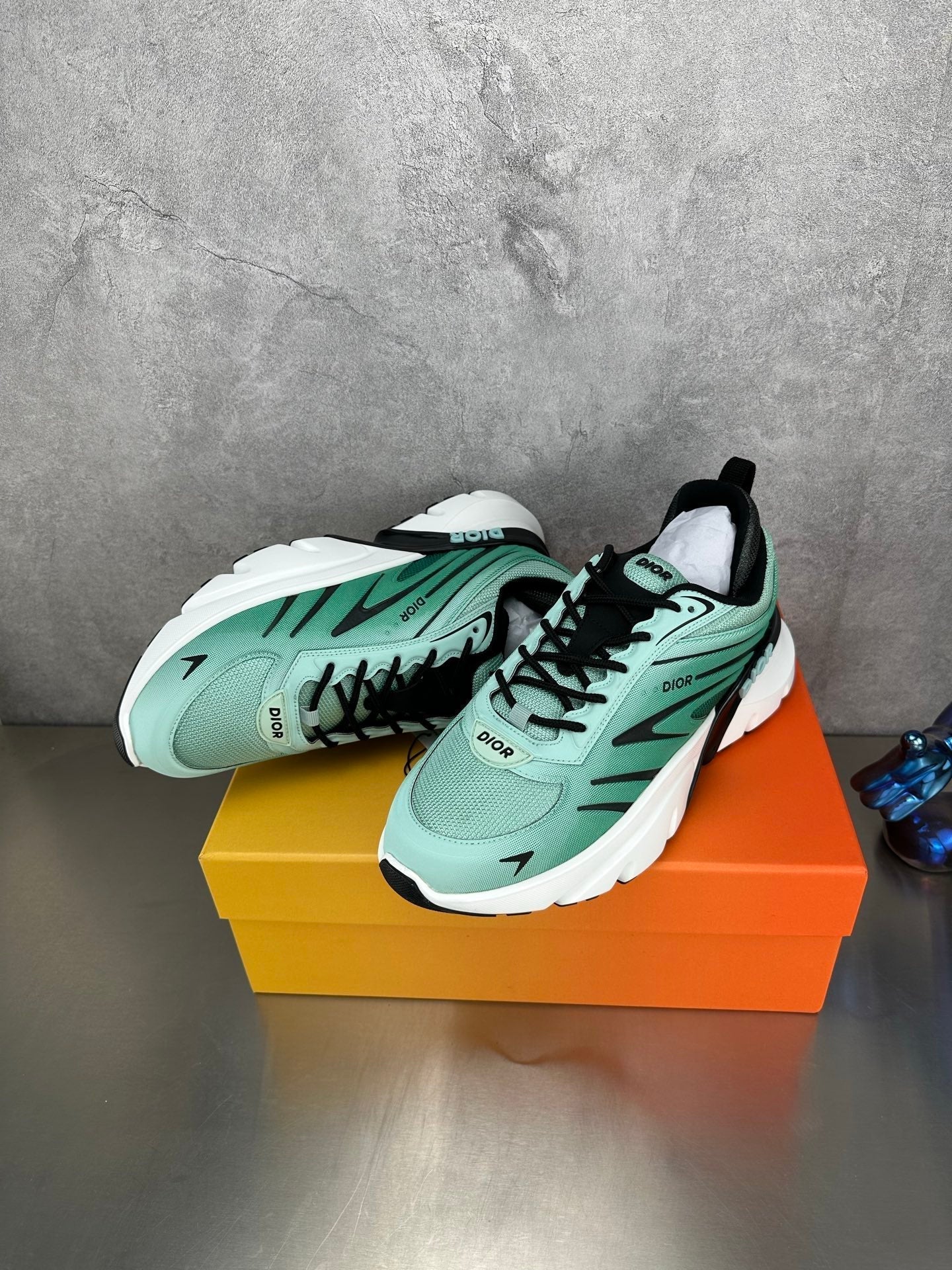 CD B44 Blade Sneaker Green Mesh 646450