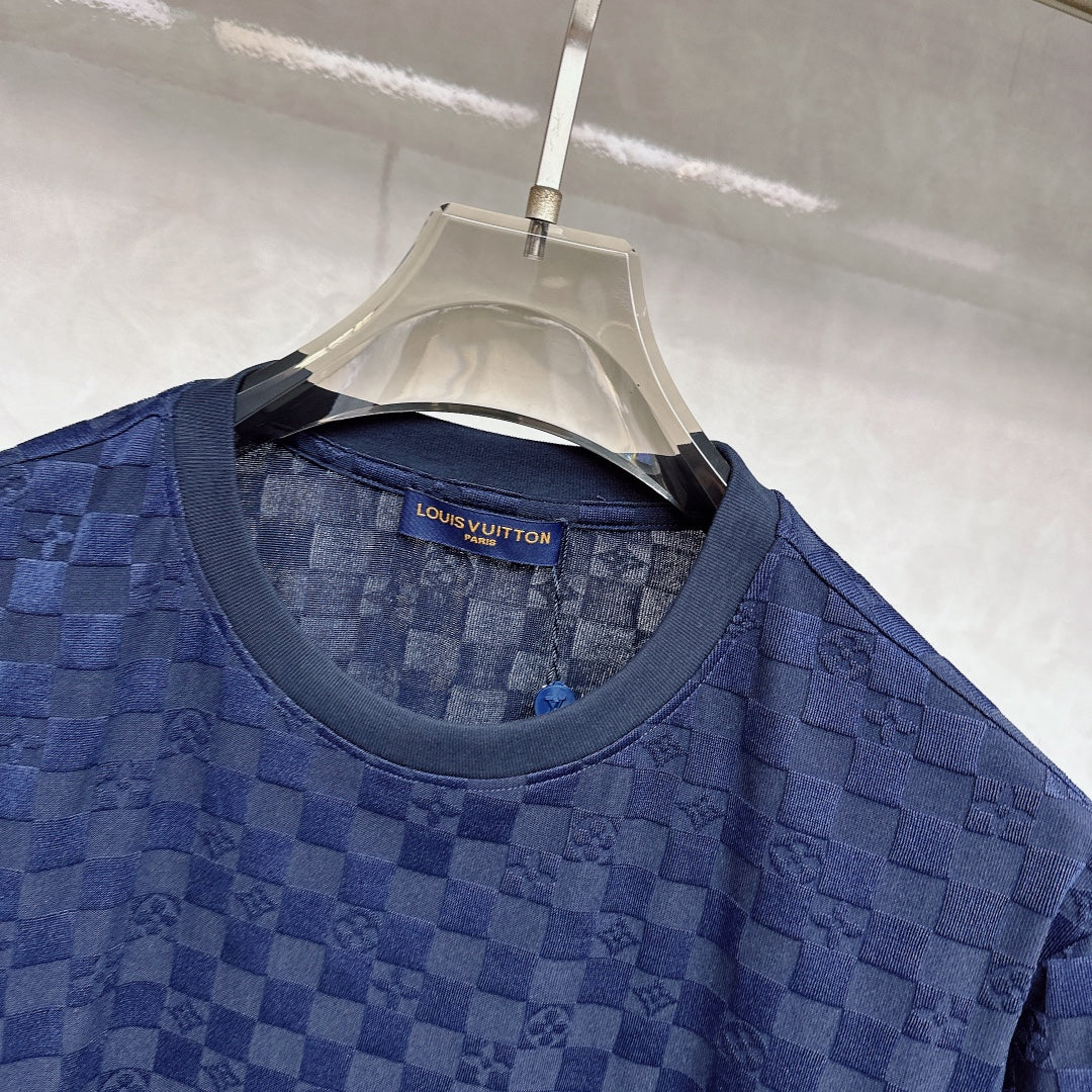 LV T-SHIRT NAVY BLUE 239624