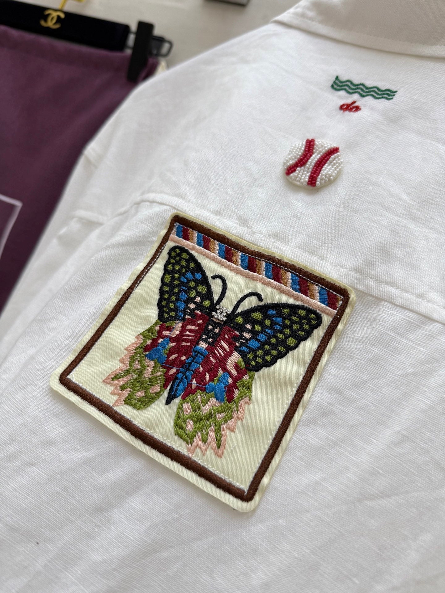 CC Casual Shirt White Linen