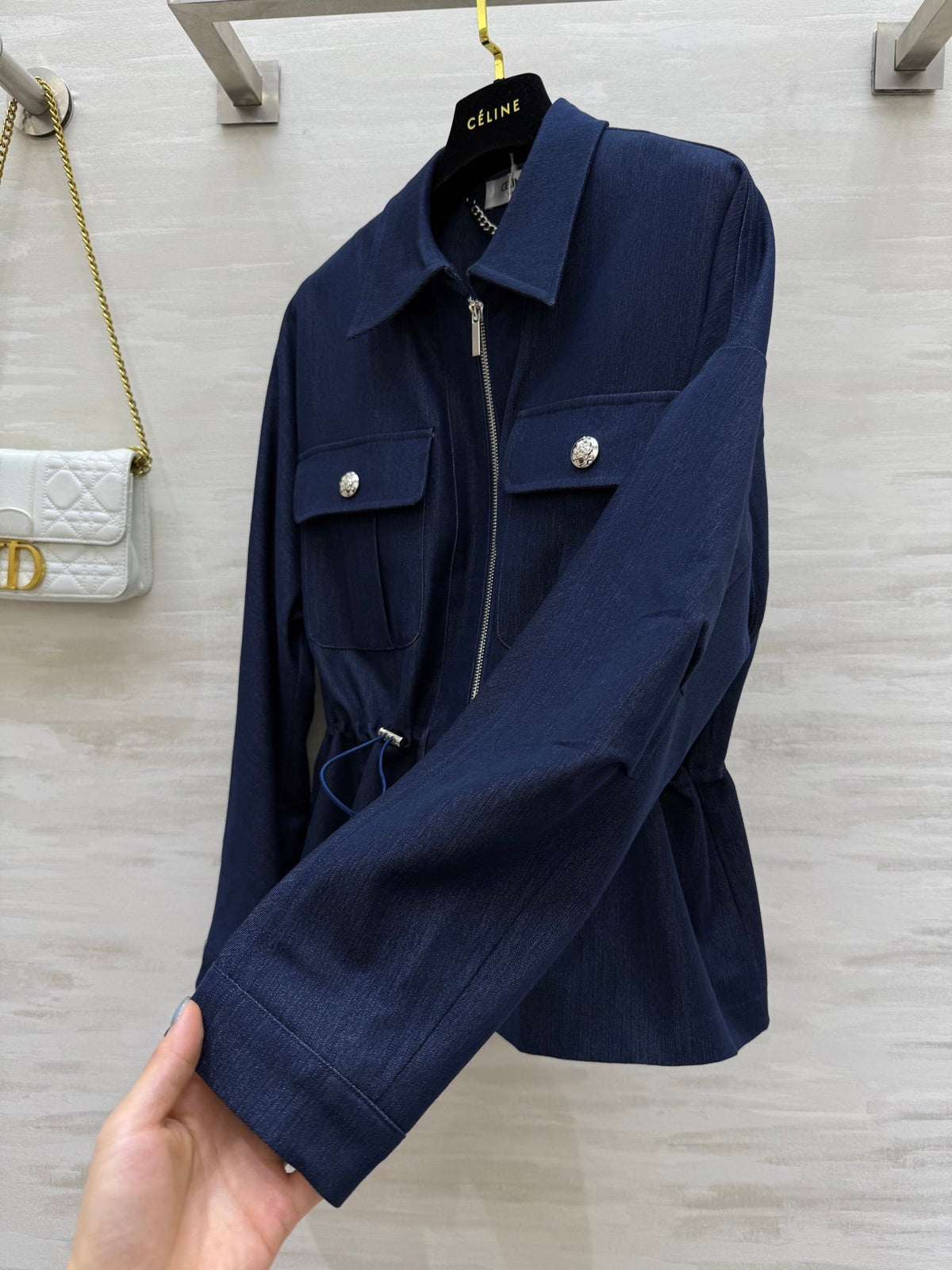 Celine 25 Drawstring Jacket Polyester 298413