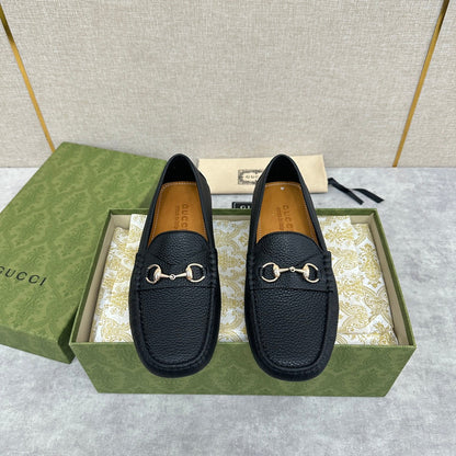 GG Men's Loafer Black Cowhide 522537