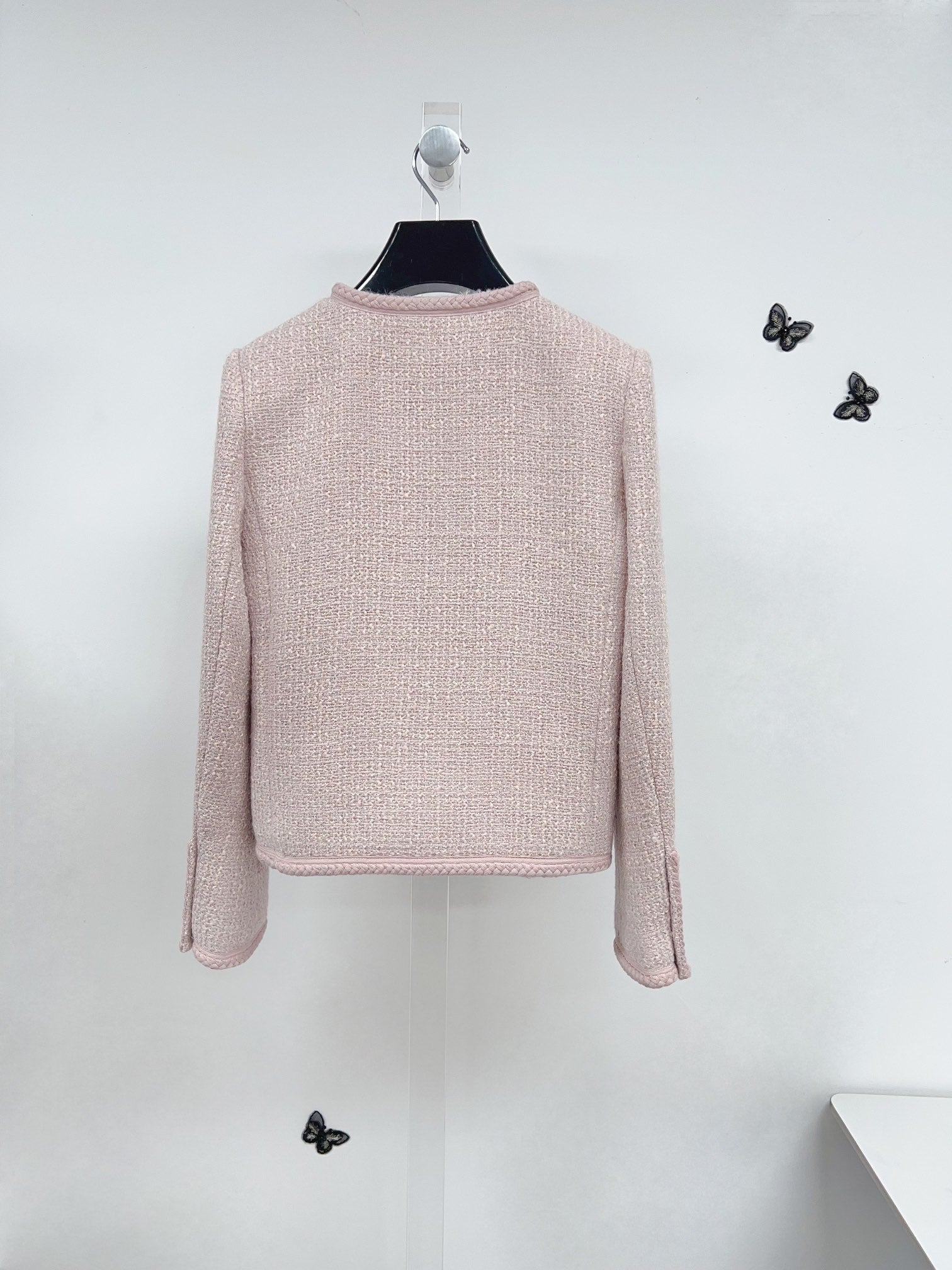 Celine Jacket Pink Gold Wool Cotton 290451