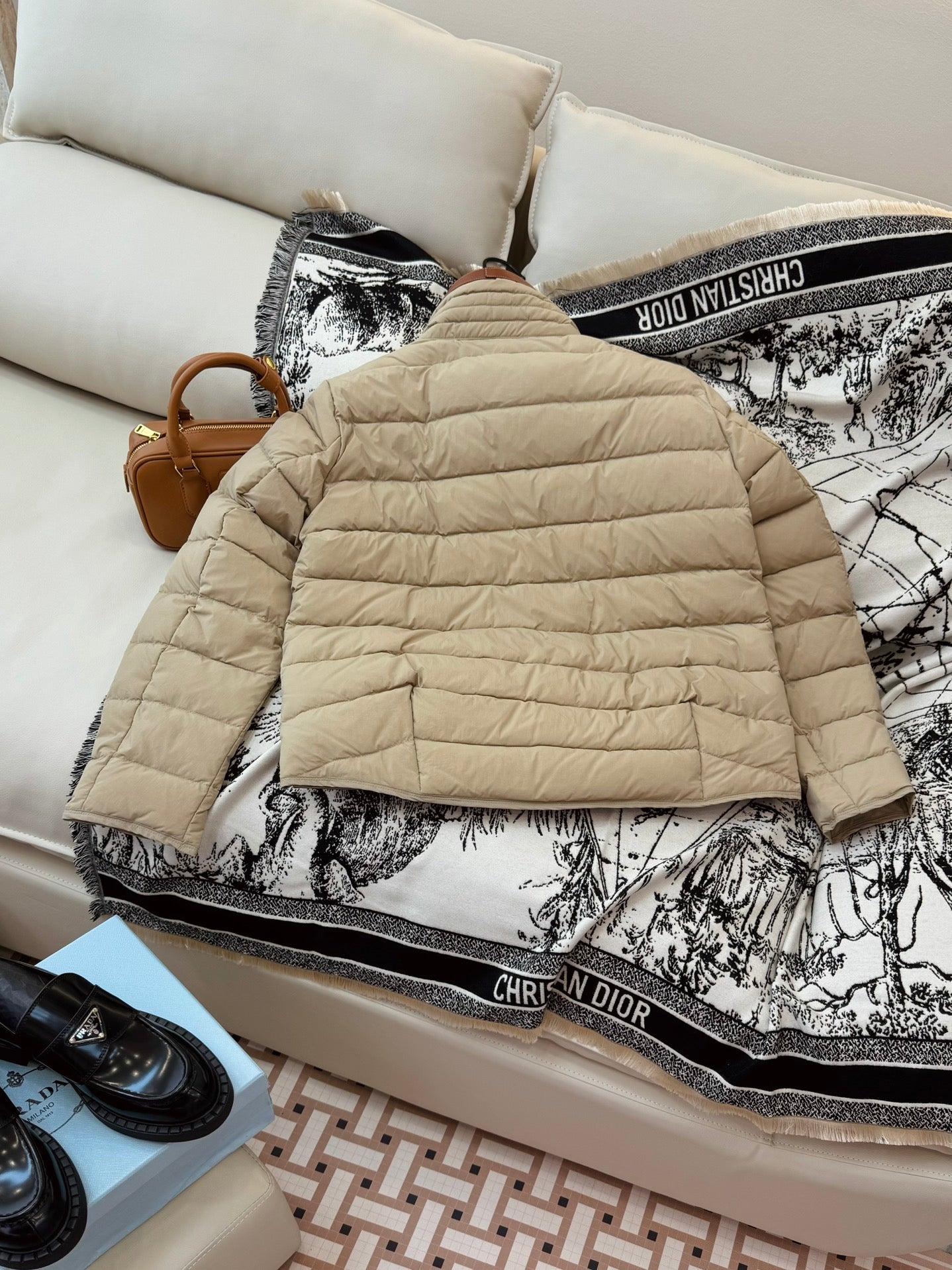 Burberry 25 Jacket Apricot Down Nylon