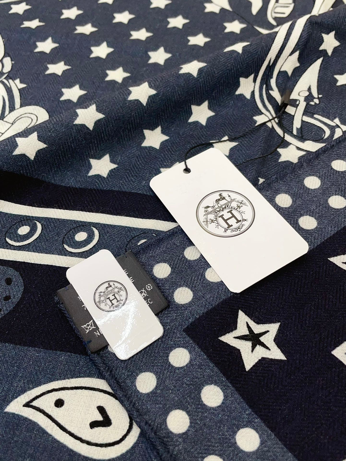 Cheval Punk Bandana Scarf 135 CM In Colorful Cashmere And Silk 304390