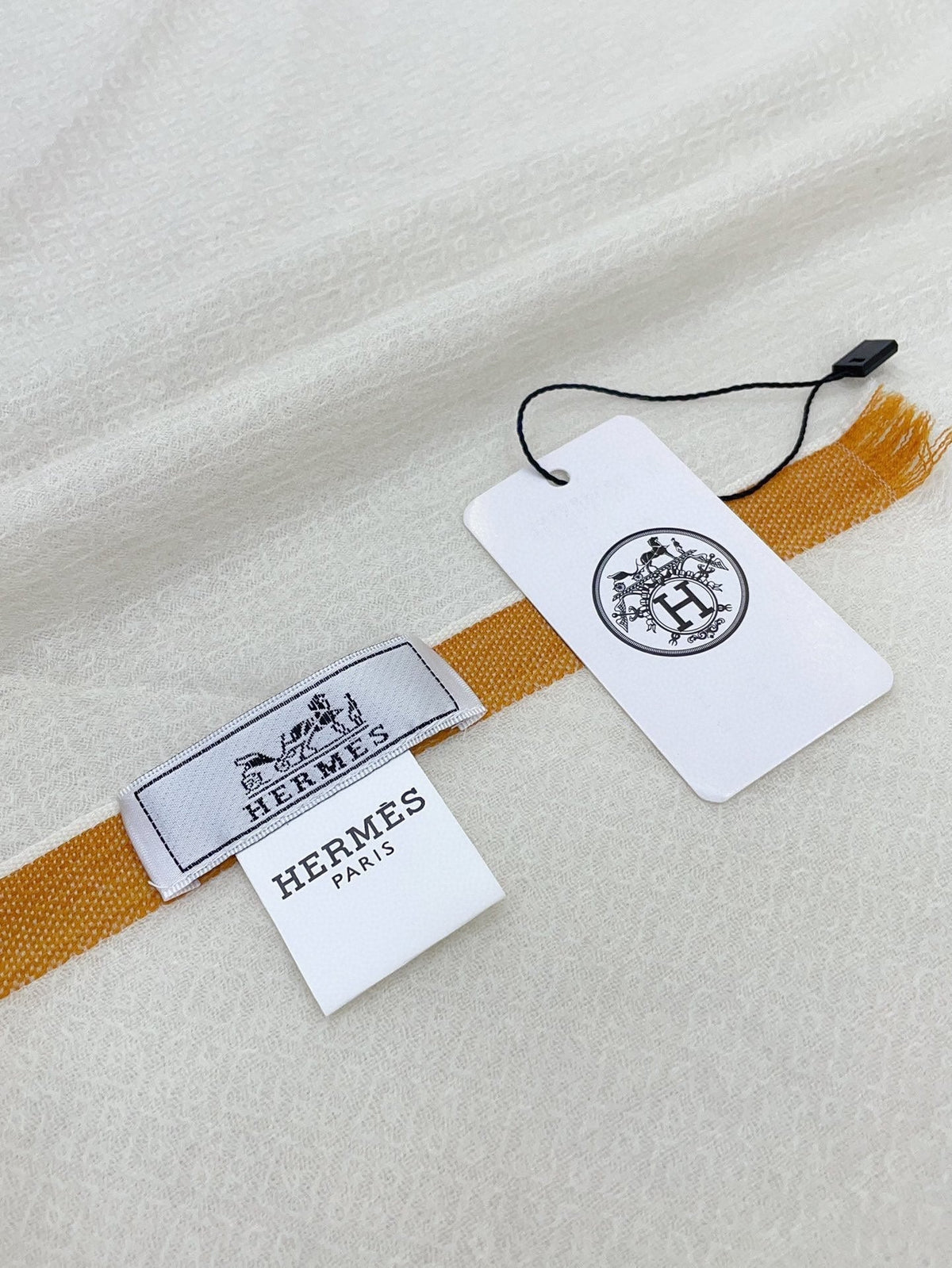 SCARF 180 CM IN WHITE CASHMERE 388147