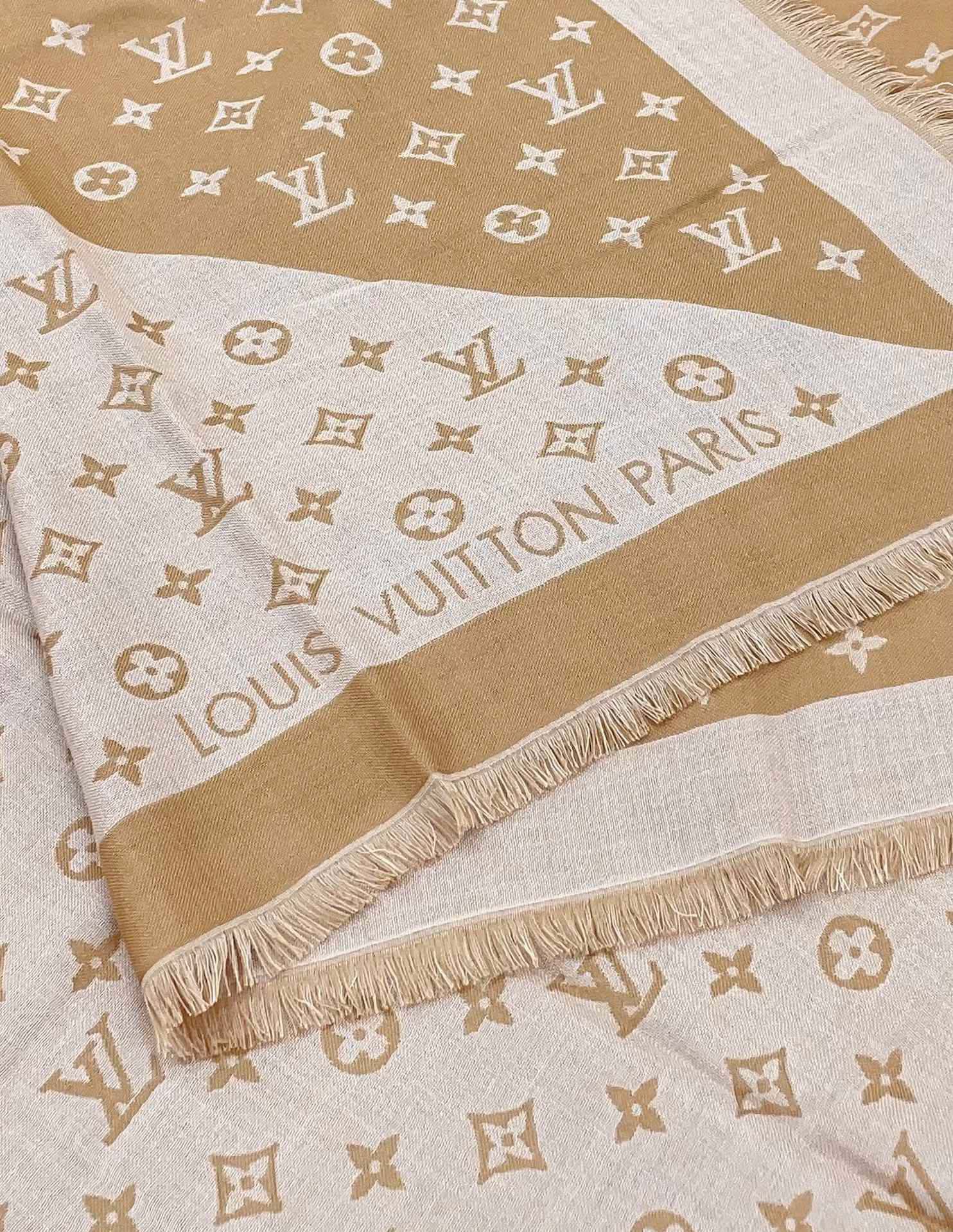 DUOGRAM SCARF 140 CM IN PINK BEIGE SILK 396238