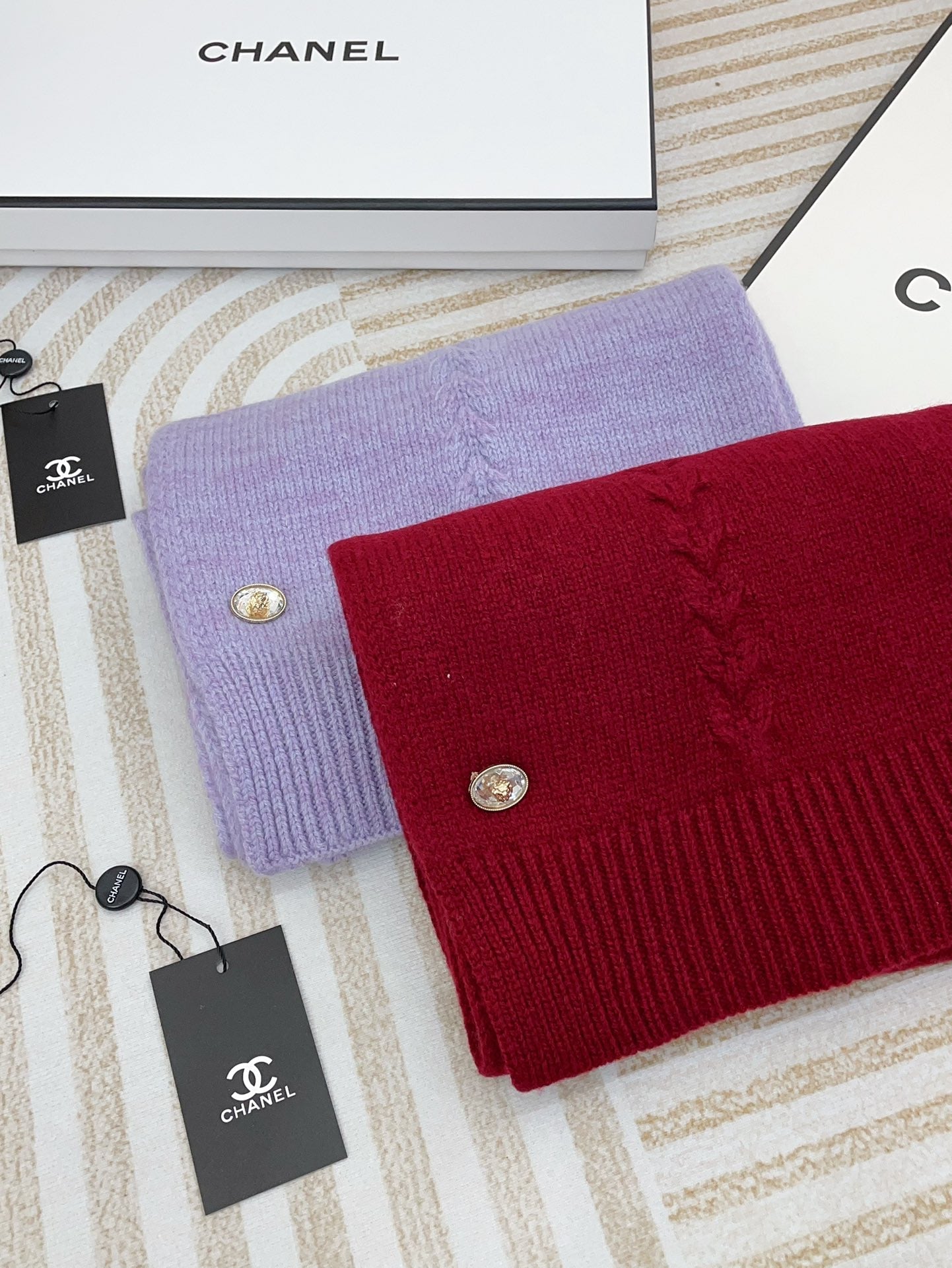 CC Scarf 180 CM In Red Wool 398266