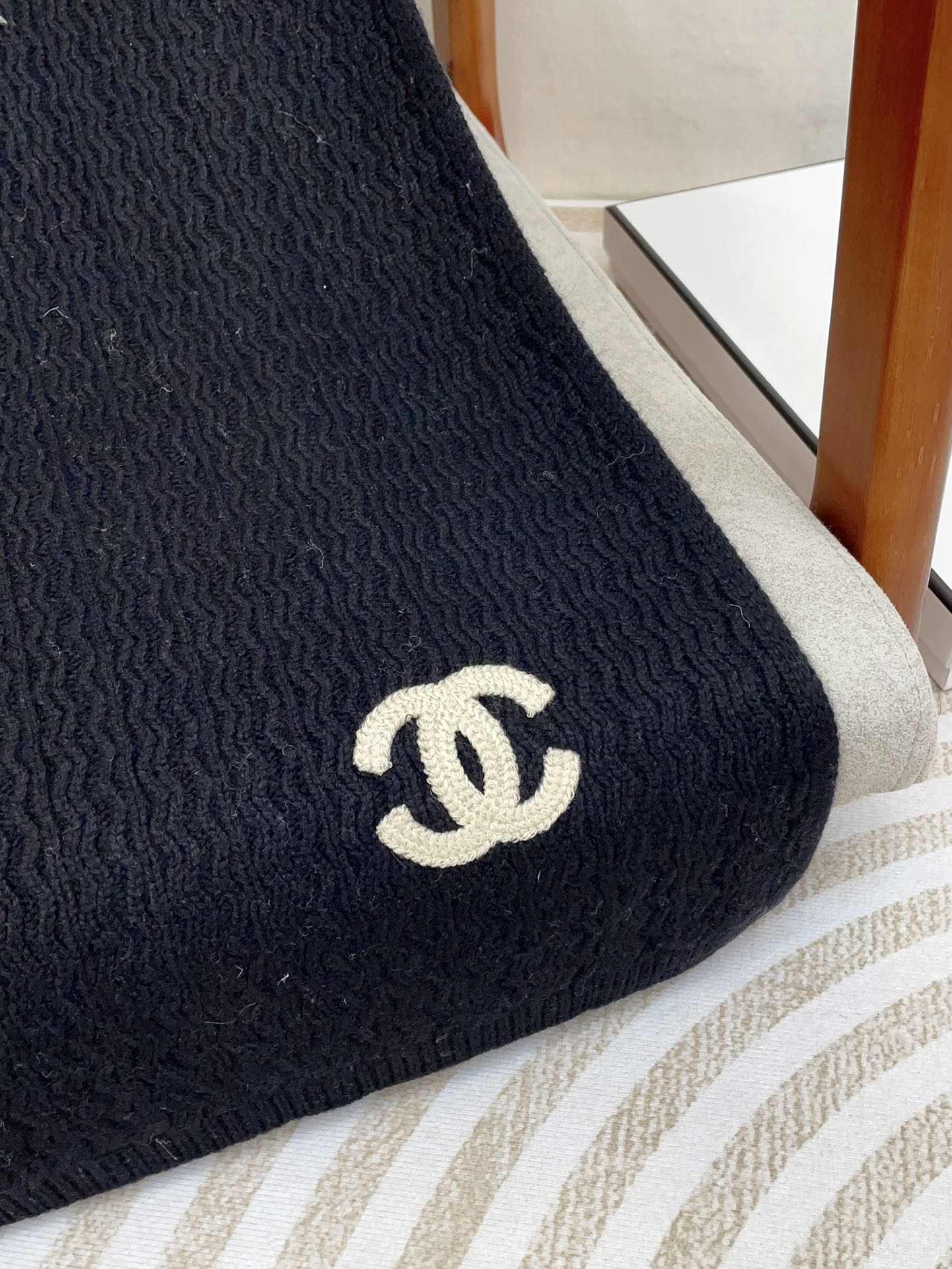 CC Scarf 180 CM In Black Wool 413761