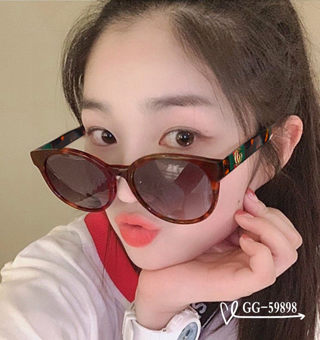 ROUND FRAME SUNGLASSES 59898 IN ACETATE