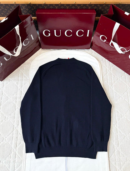GG 25 Cardigan Black Cotton 0008