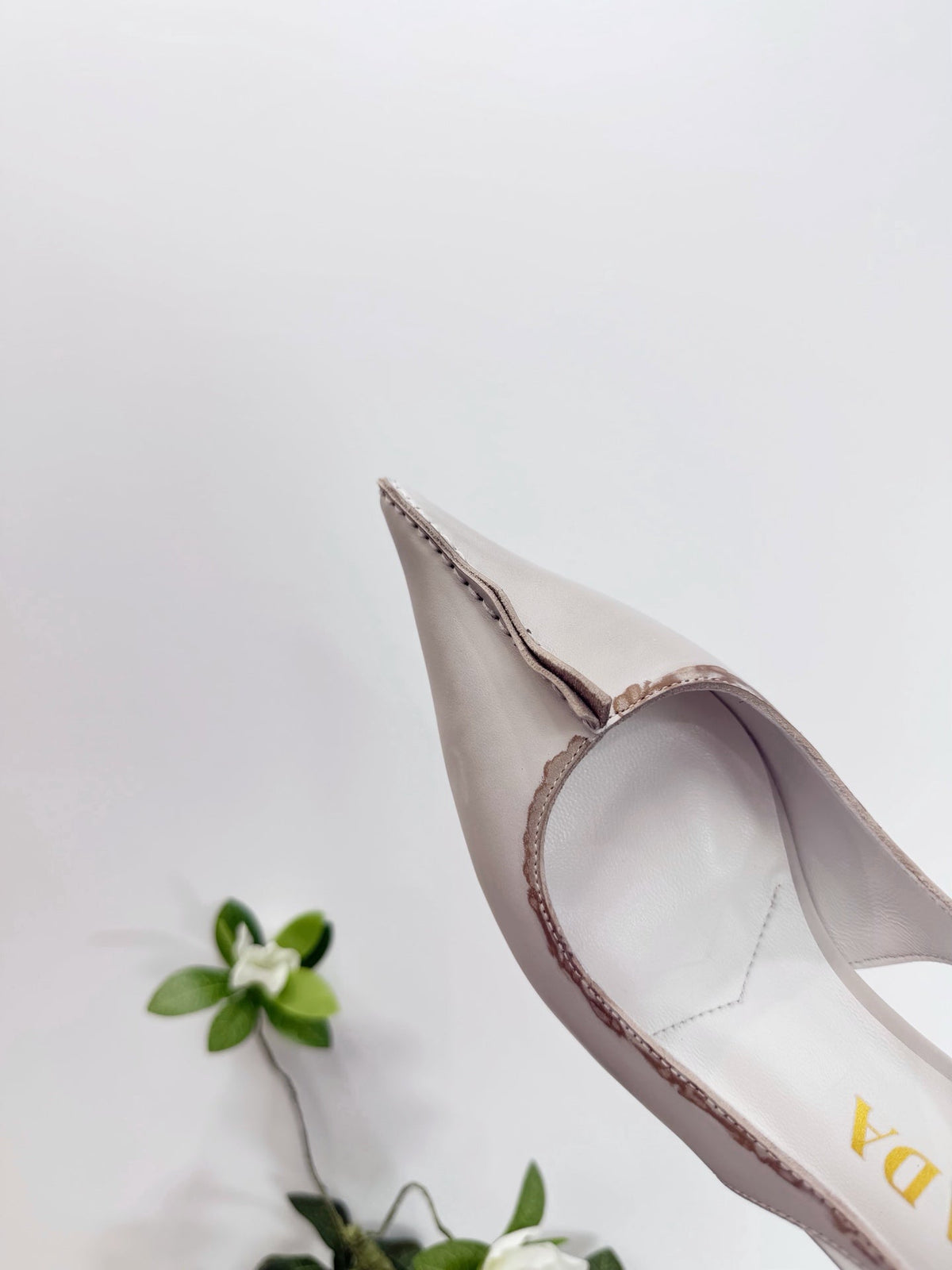 PRA 26SS Slingback 55 Ivory Beige Cowhide 592412