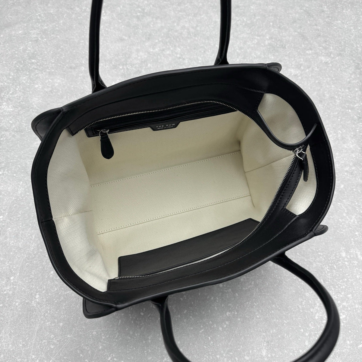 The Row 2025 Marlo Bag  Black Leather