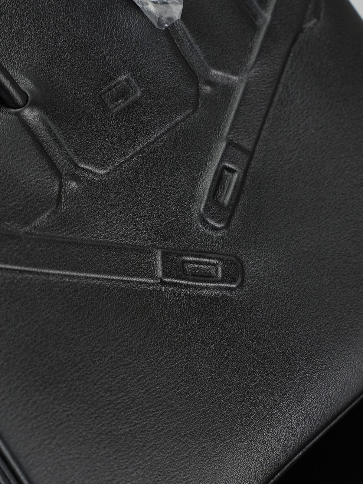 Hermes 2026 Birkin 25 Shadow Black Swift Leather 284509