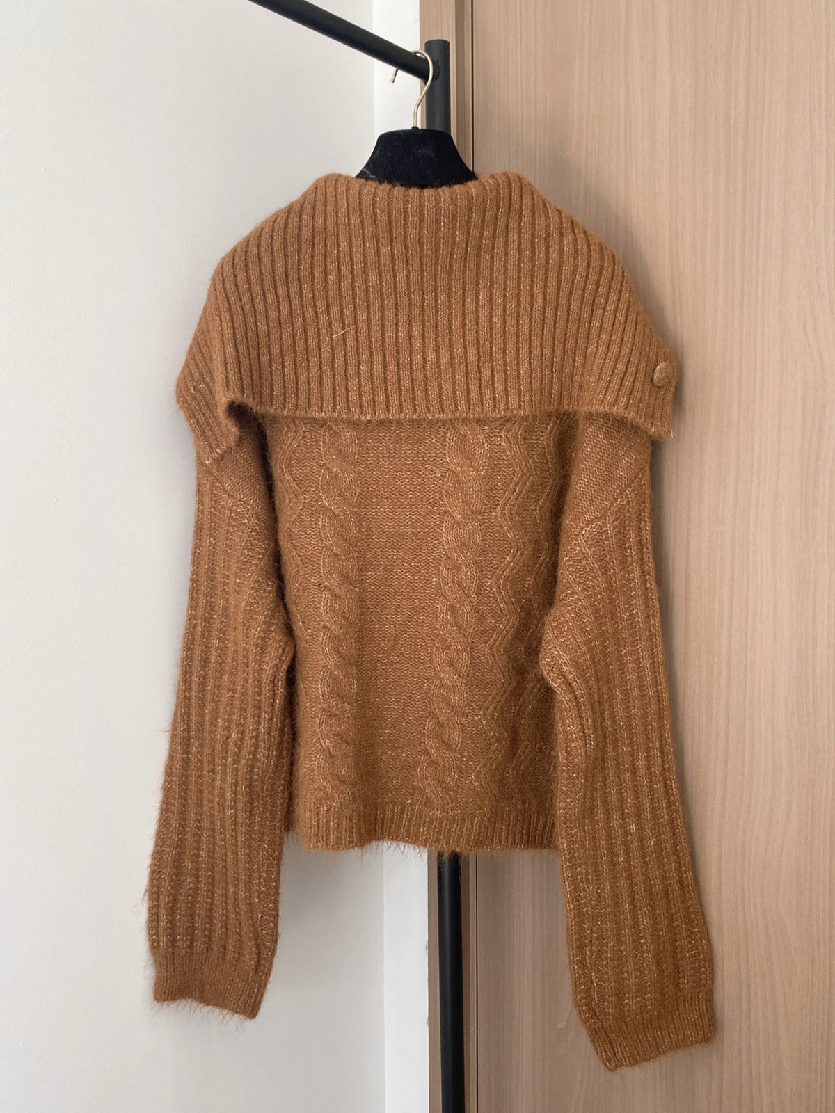 Miumiu 2025  Cardigan Brown Wool Polyester